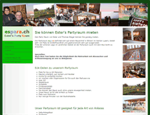 Tablet Screenshot of espara.ch